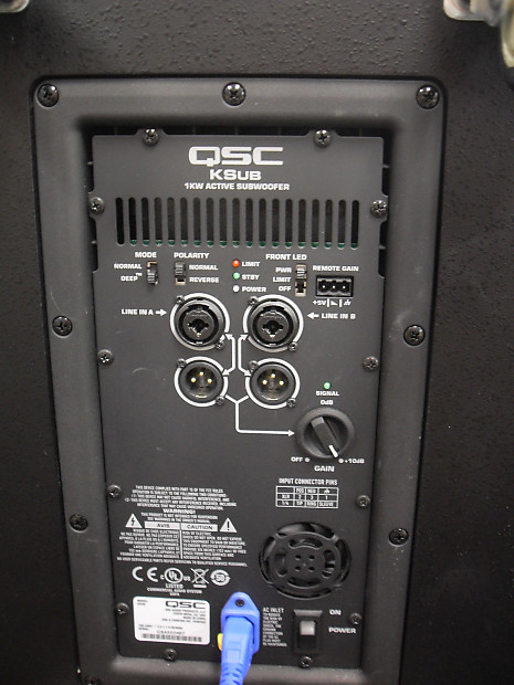 Pair of QSC KSub Used Very Good Condition