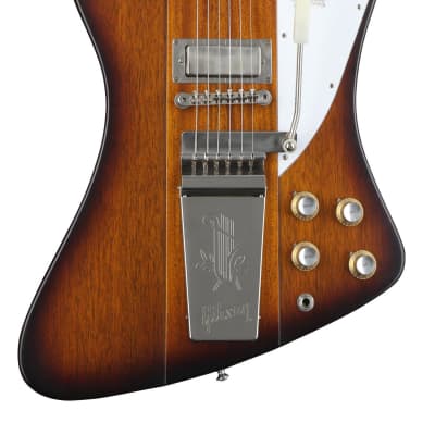 Gibson custom 1963 firebird v with maestro outlet vibrola vos electric guitar vintage sunburst