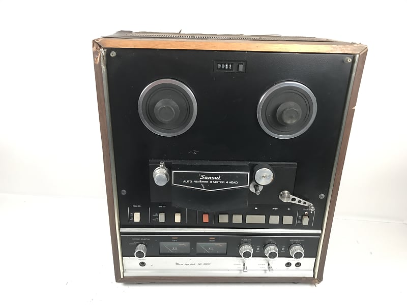 Vintage Sansui SD-7000 Reel to Reel Player. Untested! Power And