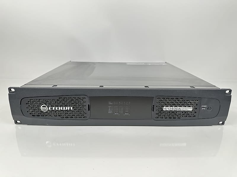 Crown DCi 4|1250DA - 1250W 4-Channel at 4-Ohm 70V/100V Analog Power Amplifier  			