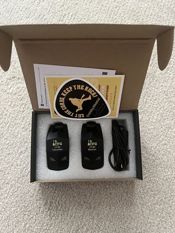CFG CF80 Guitar Wireless System 2024 Black Reverb