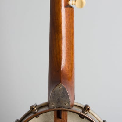 Benary  Piccolo Banjo,  c. 1895, black gig bag case. image 9