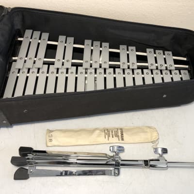 Pearl Xylophone Instrument Percussion Student Case Bell Stand 32 Key Mallets image 1