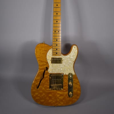 1983 John Carruthers Custom Built Natural Finish T-Style Thinline Electric Guitar for sale