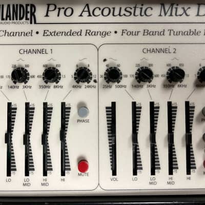 Highlander PAMDI - Pro Acoustic Mix DI 2 channel Preamp and Power