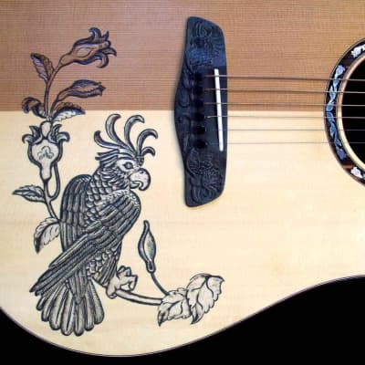 Blueberry Handmade Acoustic Guitar Dreadnought image 9