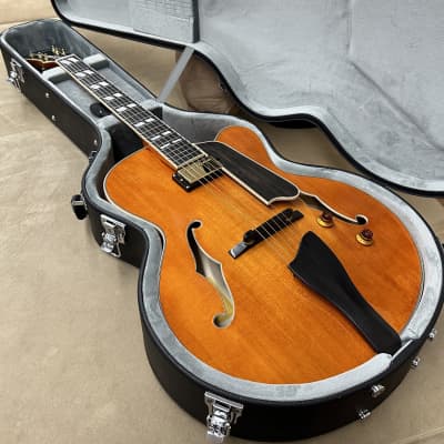 Eastman AR580CE-HB Archtop Electric in Honeyburst w/ Case, Pro Setup #0815 image 8