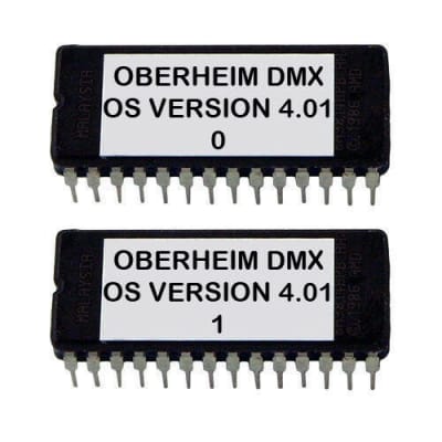 Oberheim DMX Version 4.01 firmware OS update Eprom Rom for factory midi units