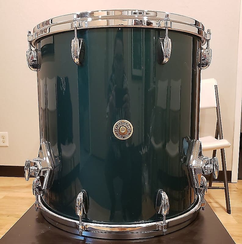 Gretsch 16x16" USA Custom Floor Tom in Cadillac Green Gloss Reverb