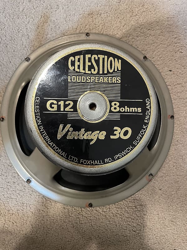 Celestion G12 Vintage 30 V30 UK made 444 cone | Reverb
