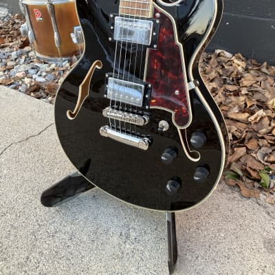 Italia Mondial Deluxe Sunburst Electric Guitar Semi Hollow w