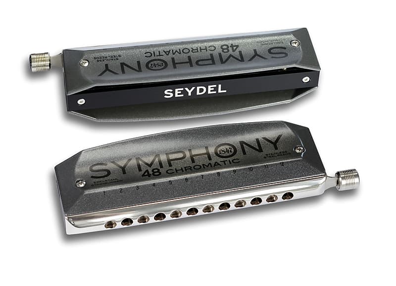 Seydel Symphony 48, 12-Hole, 48-Note Pro Chromatic Harmonica, Key of C,  Orchestra Tuning