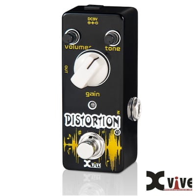 Xvive V2 Distortion Micro Effect Pedal Analog True Bypass FREE SHIPPING image 2