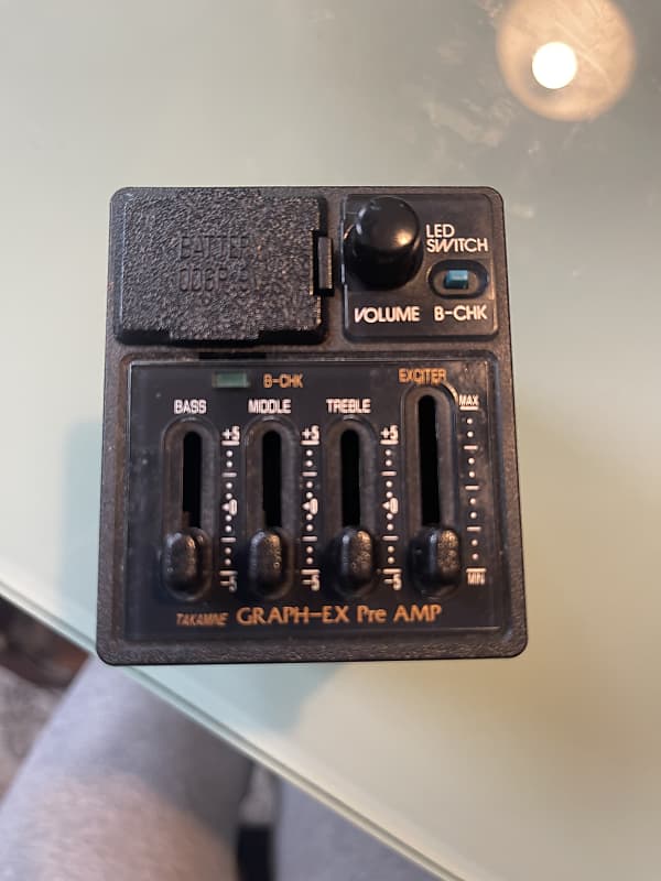 Takamine GRAPH-EX PreAmp with EQ and Exciter 2000 - Black