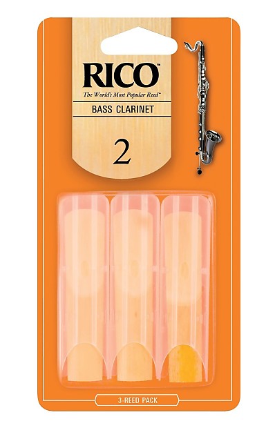 Rico REA0330 Bass Clarinet Reeds - Strength 3.0 (3-Pack) image 1