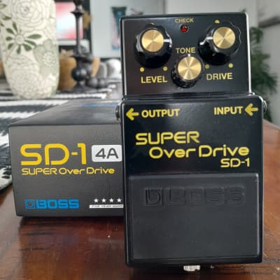 Boss SD-1-4A Super Overdrive 40th Anniversary Effects Switcher