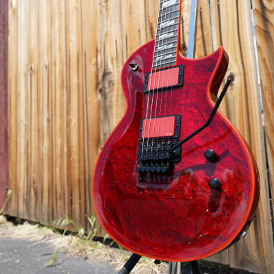 ESP SIGNATURE SERIES Gary Holt EC Liquid Metal Lava 6-String Electric Guitar w/ Case image 9