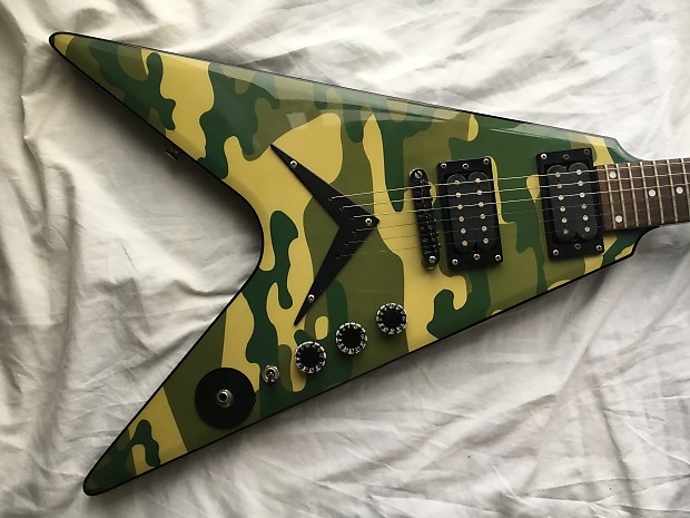 Washburn Dime V Pro Signature Series Electric Guitar Flame Graphic