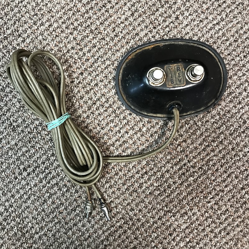 Fender Vibrato Reverb Tube Amp Footswitcn 1960's Reverb