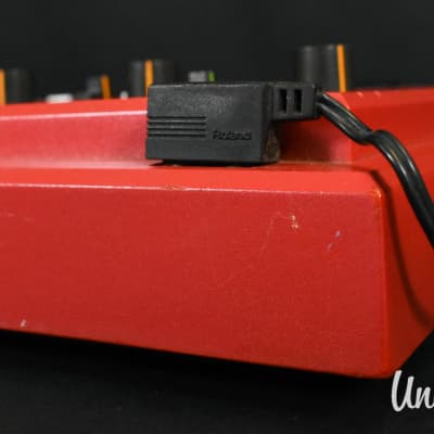 Roland SH-101 Red Vintage Monophonic Synthesizer W/ MGS-1 Modalation Grib image 21
