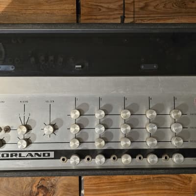 Corland K405 RARE vintage tube amp mixer tape echo made in Italy image 1