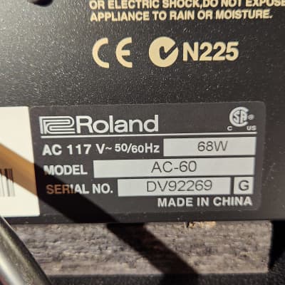 Roland AC-60 Acoustic Chorus 2-Channel 60-Watt 2x6.5" Acoustic Guitar Combo w/ Carrying Bag image 11