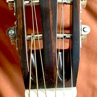 Preston Thompson Custom 12 Fret Slot Head Dreadnaught Acoustic Flattop Guitar , Adirondack Top, AAAA Shipwreck Quarter Sawn Straight Grain Brazilian Rosewood Body 2016 Natural image 4