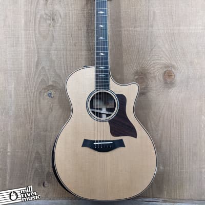Taylor 814ce Grand Auditorium Acoustic Electric Guitar Natural image 2