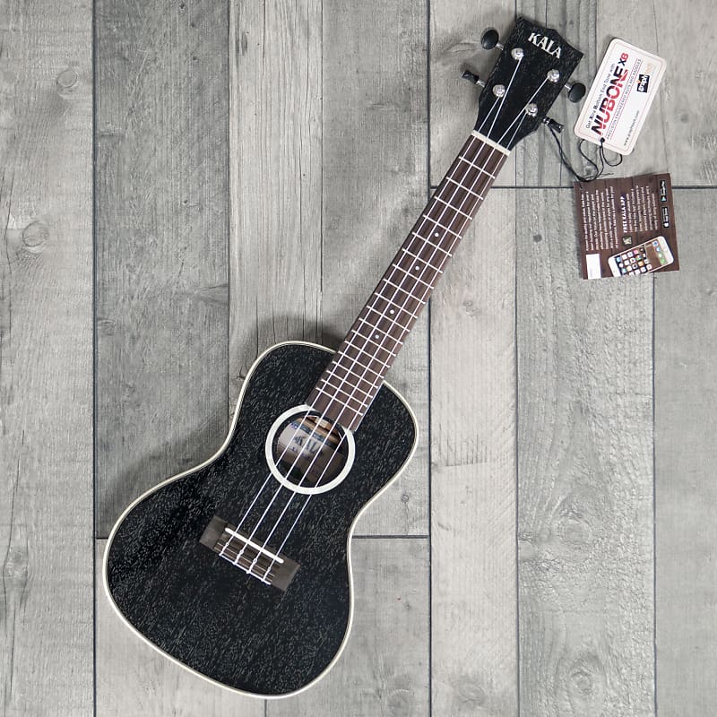 Kala KASDHC All Solid 'Concert' Ukulele 'Salt & Pepper Reverb
