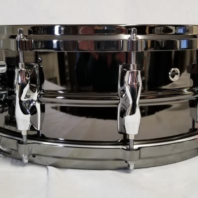 Yamaha YSS1455SG Limited Edition Steve Gadd Signature 14x5.5 Steel Snare Drum (Black Nickel) image 14