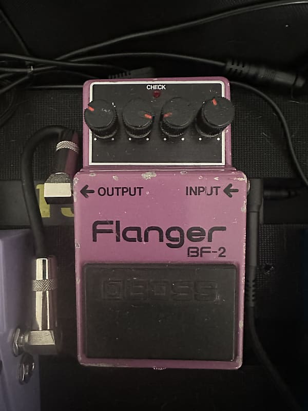 Boss BF-2 Flanger 1980-1984 (Black Label) Made In Japan | Reverb