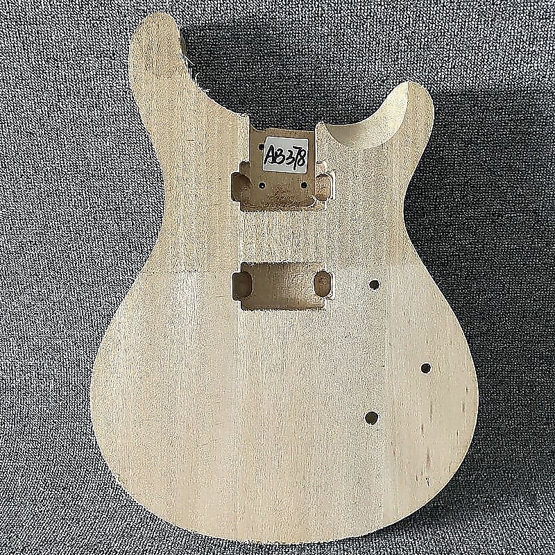 Unfinished Solid Basswood Double Cutaway Guitar Body Reverb