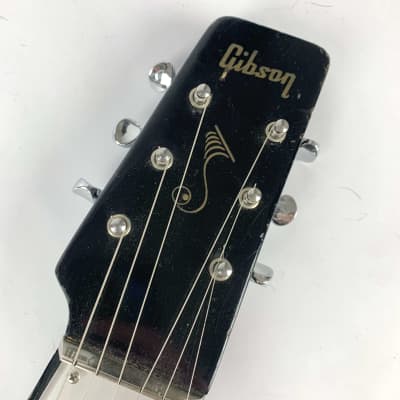 Gibson Century 6 Lap Steel in factory Black , with original Gibson Hardshell case image 2