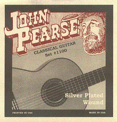 John Pearse 1100   Corde Per Chitarra Classica   Silver Plated image 1