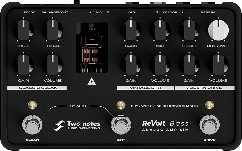 Two Notes ReVolt All-analog Bass Amp Simulator Pedal image 1