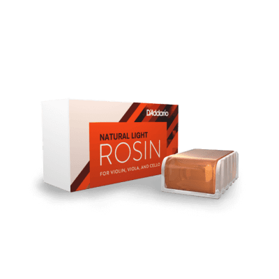 D'Addario VR200 Natural Rosin for Violin Bows; light image 1