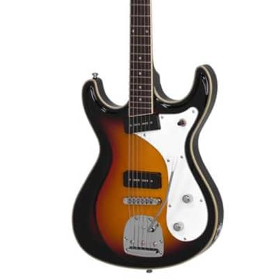 Eastwood Sidejack DLX Bound Solid Basswood Body Set Maple Neck 6-String Electric Baritone Guitar image 1