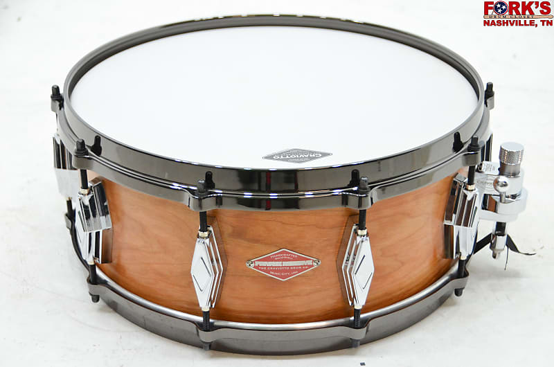 Craviotto Builders Choice Private Reserve 5.5x14 Cherry Snare Drum image 1