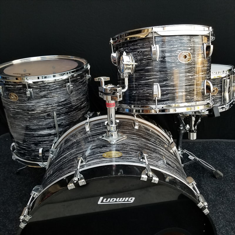 Ludwig 90th Anniversary Limited Edition Classic Maple - Vintage Black  Oyster Pearl