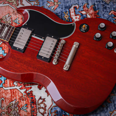 GIBSON USA Custom Shop '61 Les Paul SG VOS Standard Reissue " Faded Cherry + Rosewood" (2006) image 7