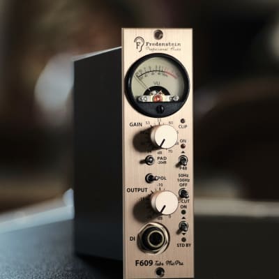 Fredenstein F609 500 Series Tube Mic Preamp Module 2010s - Gold image 1
