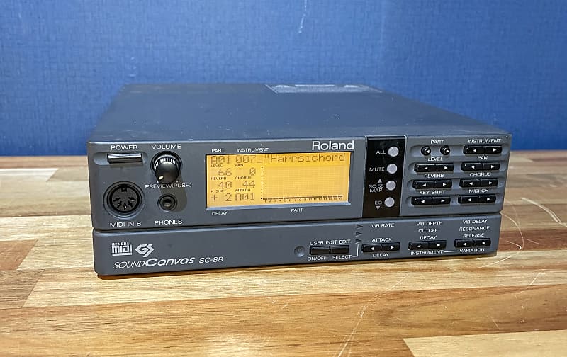 [Excellent] Roland SC-88 Sound Canvas GS Sound Module