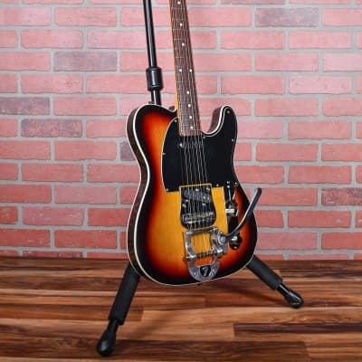 Fender 60's Custom Telecaster With Bigsby Japan 2007 3-Color Sunburst w/Hardshell Case image 5
