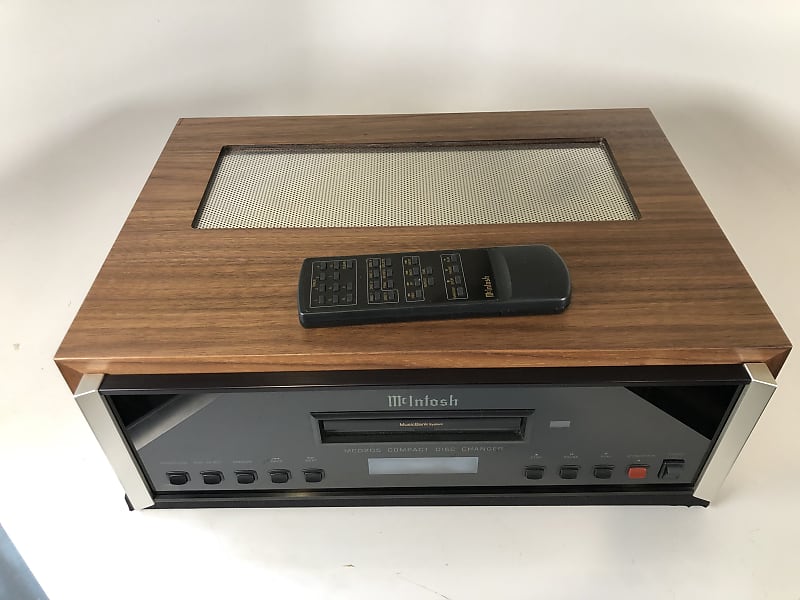 McIntosh MCD-205 CD Changer in Custom Walnut Wood Case | Reverb