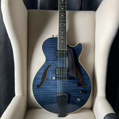 Sadowsky LS15 LS-15 Archtop Hollowbody Electric Guitar Custom Color Trans Black image 4
