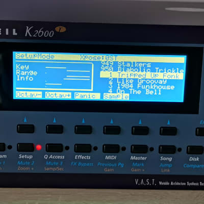 KURZWIL K2600R Black + ROM1,2,3(KDFX標準) KURZWEIL K2600， K2600R