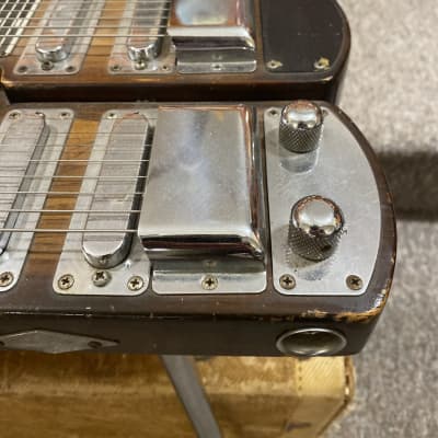 1953 Fender Stringmaster T8 3-Neck Console Steel Guitar image 4
