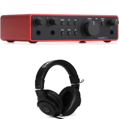 Focusrite Scarlett 2i2 Gen 3 Vocal Recording Bundle with P220