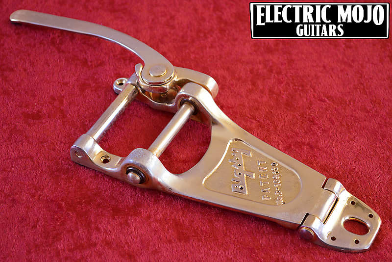 Aged Relic Bigsby B7 Gold Vibramate V7 Vibrato Tremolo Kit