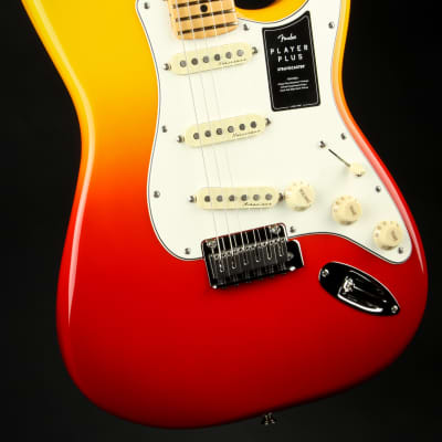 Fender Player Plus Stratocaster, Maple Fingerboard - Tequila Sunrise (Brand New) image 6
